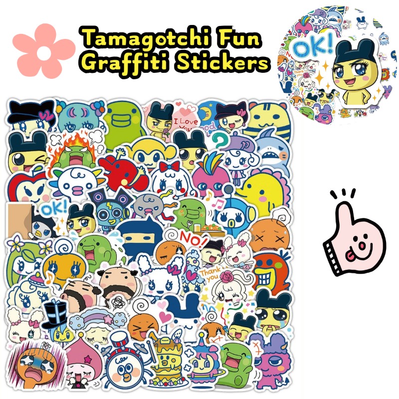 Japanese Tamagotchi Stickers E - Good Laptop Accessories review and price