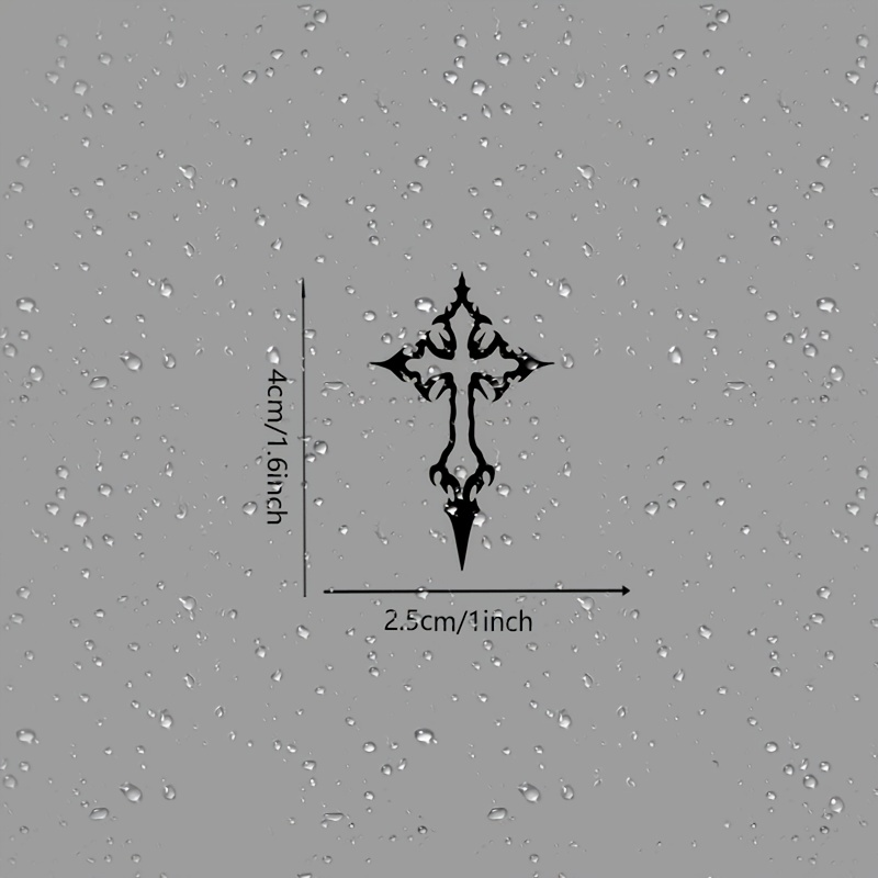 2pcs Gothic Cross Waterproof V - Laptop Accessories Decoration review and price